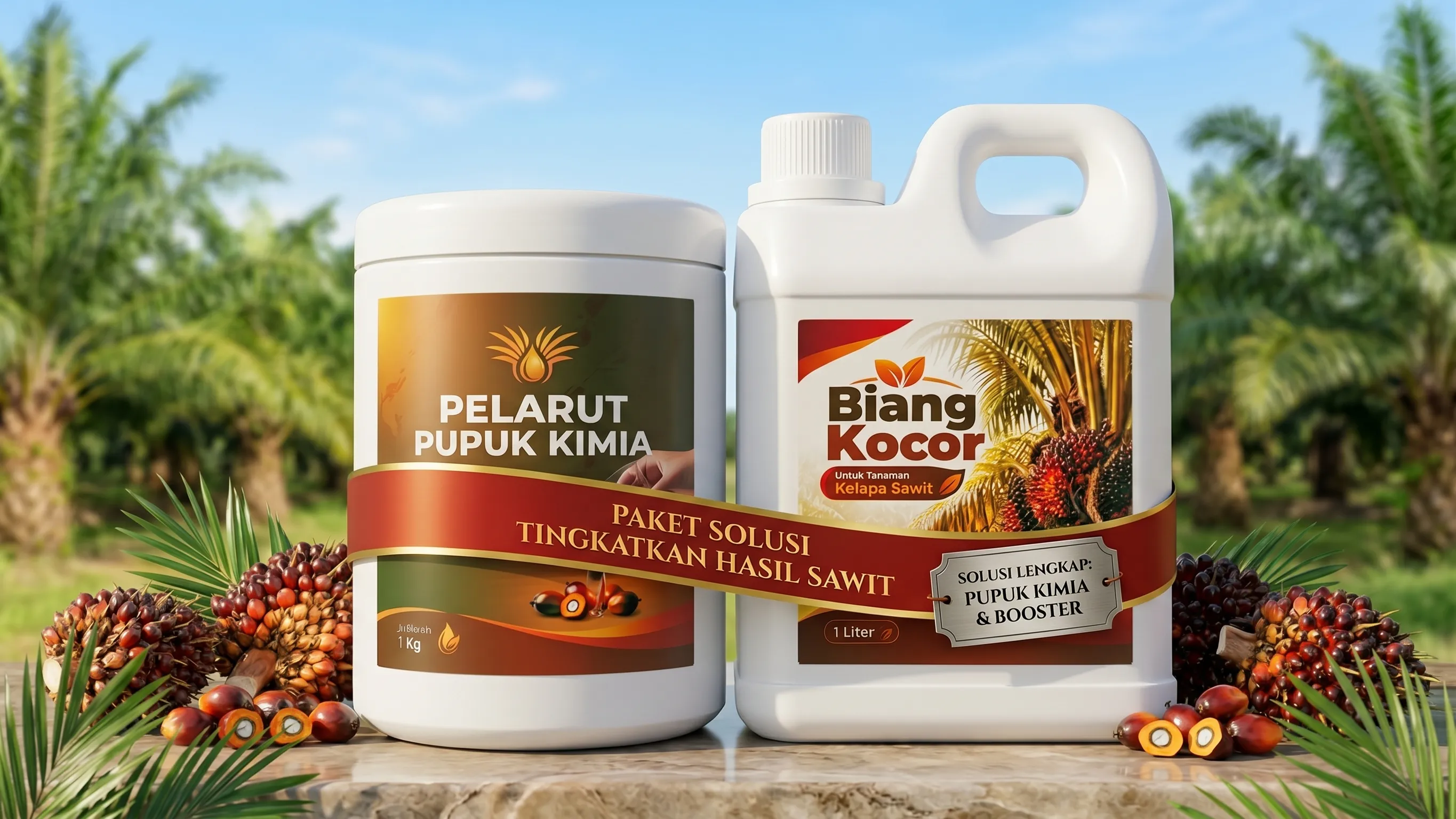 Paket Kombo Solusi Sawit Nusantara Pelarut dan Biang Kocor